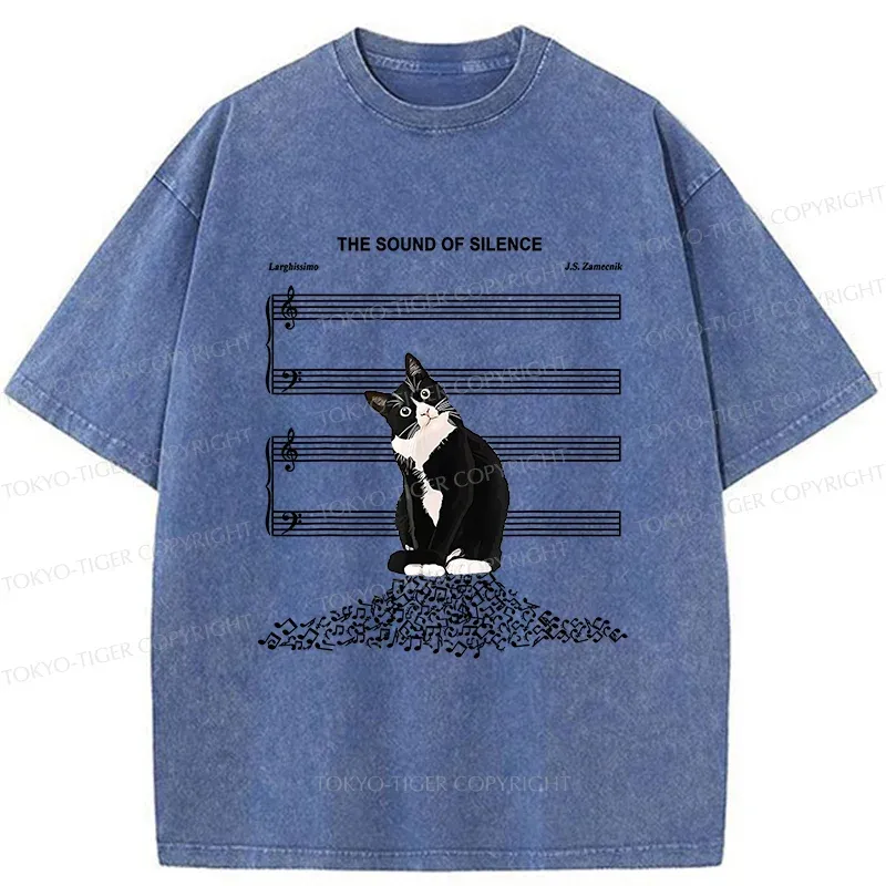 Tokyo-Tiger The Sound Of Silence Washed T-Shirt