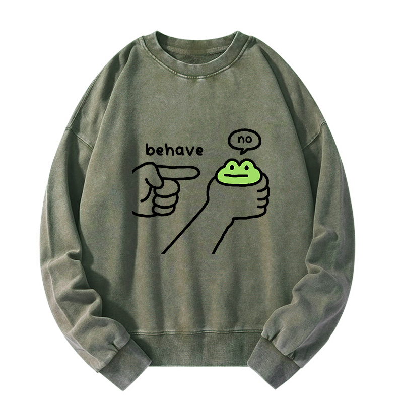 Tokyo-Tiger Dishonest Frog Washed Sweatshirt