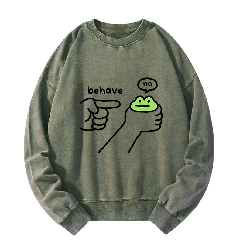 Tokyo-Tiger Dishonest Frog Washed Sweatshirt