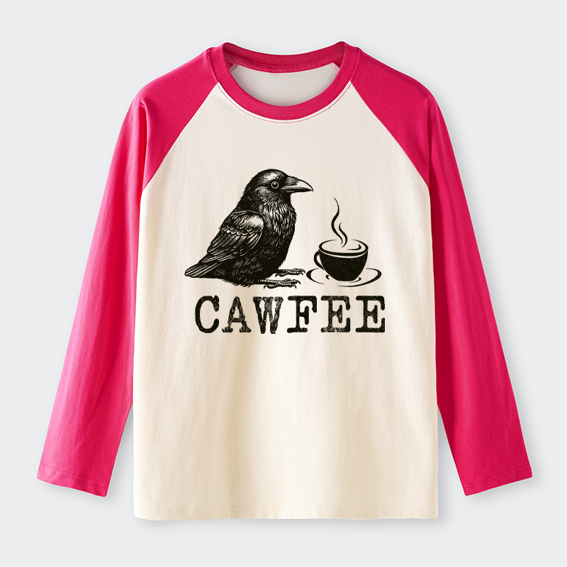 Tokyo-Tiger Cawfee Funny Japan Meme Raglan Long Sleeve T-shirt