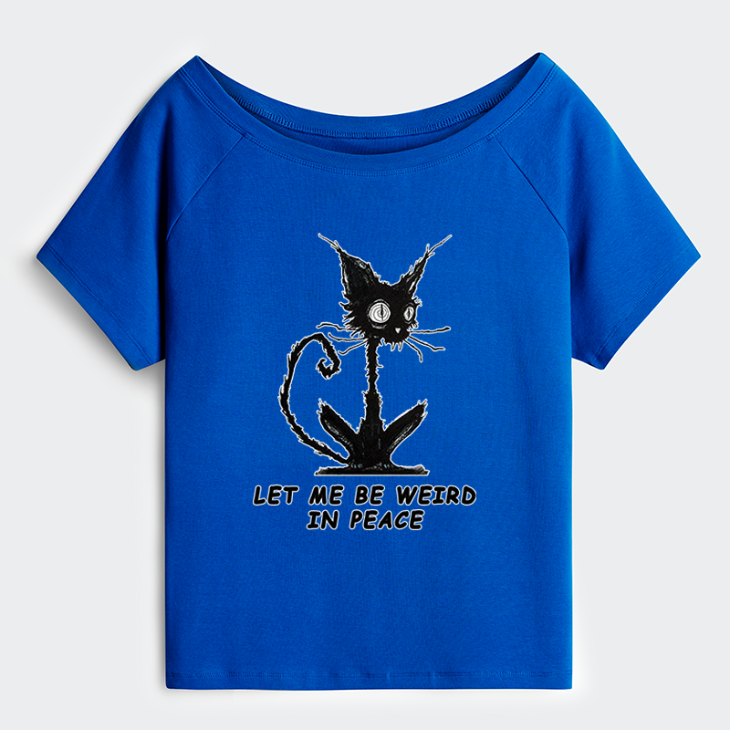 Tokyo-Tiger Cat Gradually Became Strange Off Shoulder T-Shirt