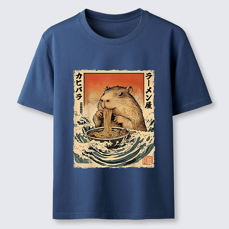 Tokyo-Tiger Hamster Eating Ramen Classic T-Shirt