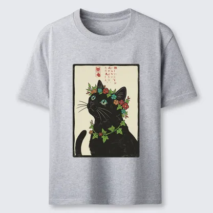 Tokyo-Tiger The Flower-Crowned Cat Classic T-Shirt