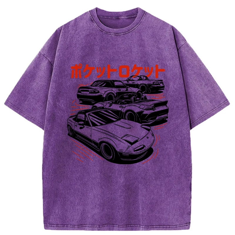 Tokyo-Tiger Pocket Rocket Washed T-Shirt