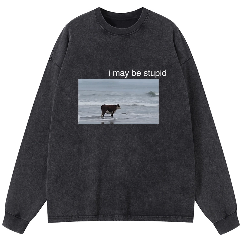 Tokyo-Tiger Foolish Cow Washed Long Sleeve T-Shirt