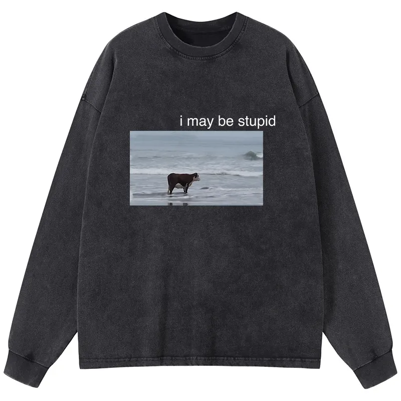 Tokyo-Tiger Foolish Cow Washed Long Sleeve T-Shirt