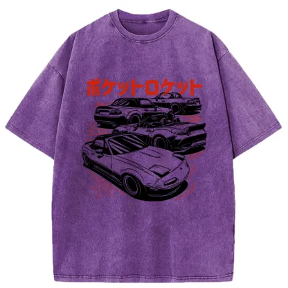 Tokyo-Tiger Pocket Rocket Washed T-Shirt
