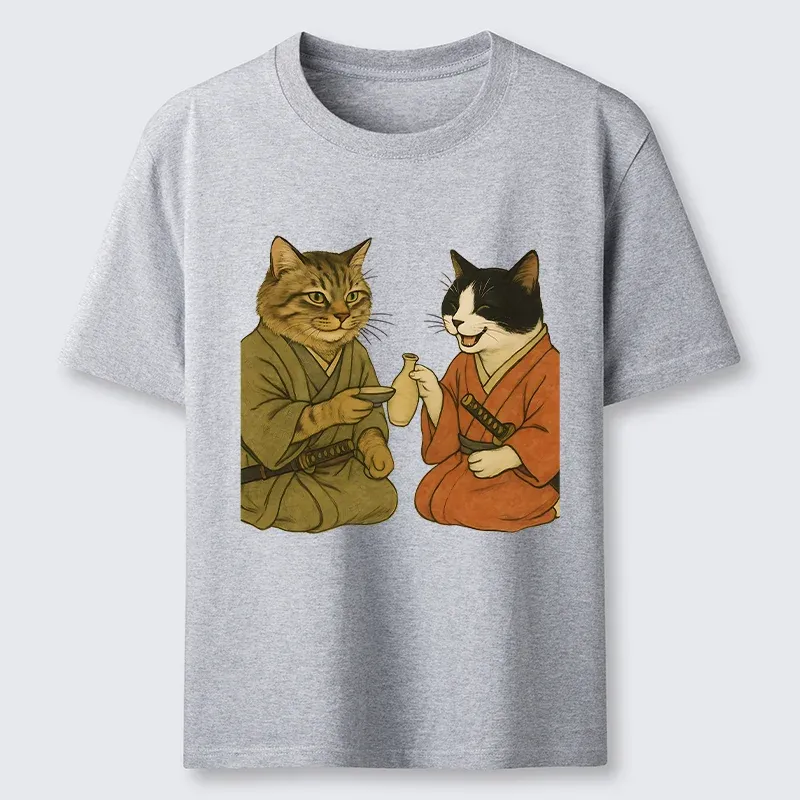 Tokyo-Tiger Cat Tasting Sake Classic T-Shirt