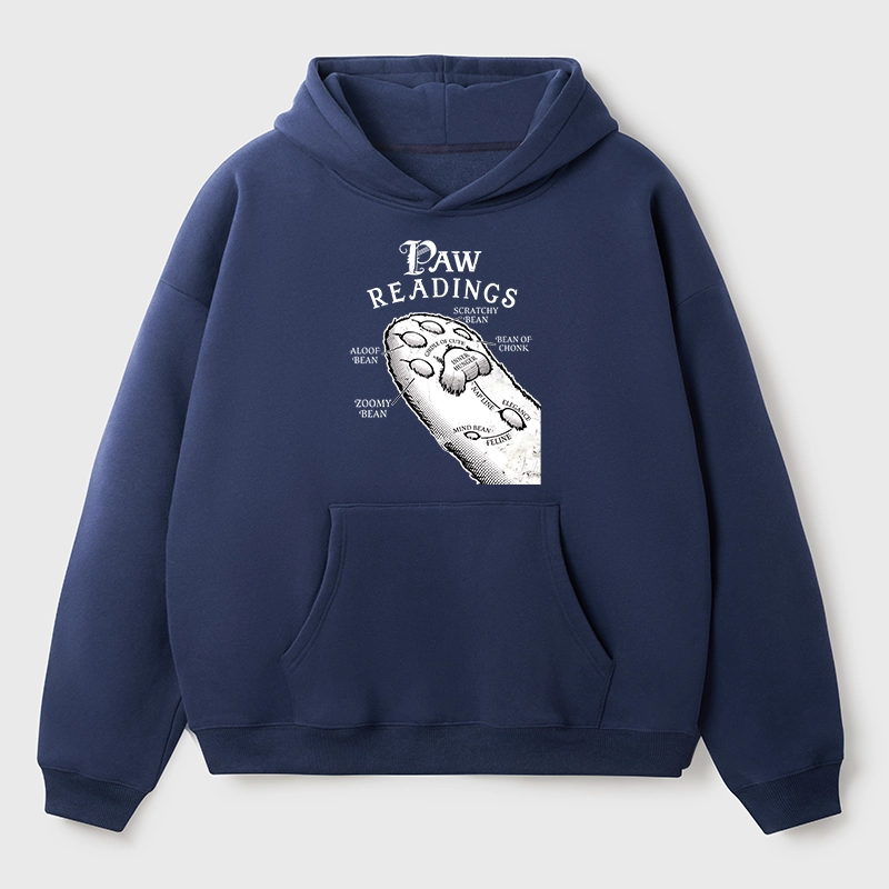 Tokyo-Tiger Funny Cat Paws Aldult Fleece Hoodie