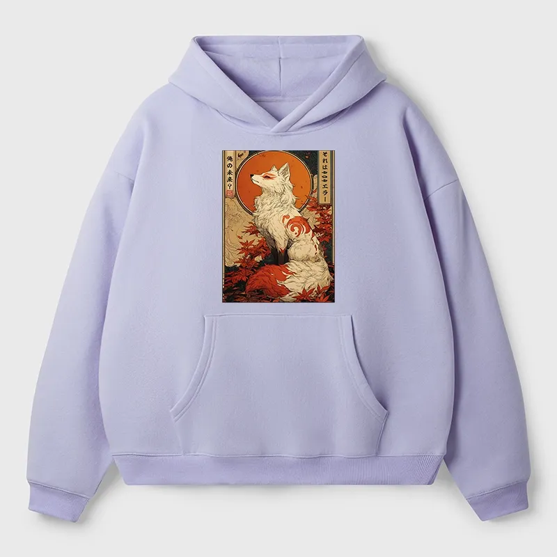 Tokyo-Tiger The Fox of Fates: A Tale of Nine Tails Aldult Fleece Hoodie