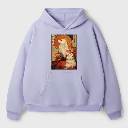 Tokyo-Tiger The Fox of Fates: A Tale of Nine Tails Aldult Fleece Hoodie