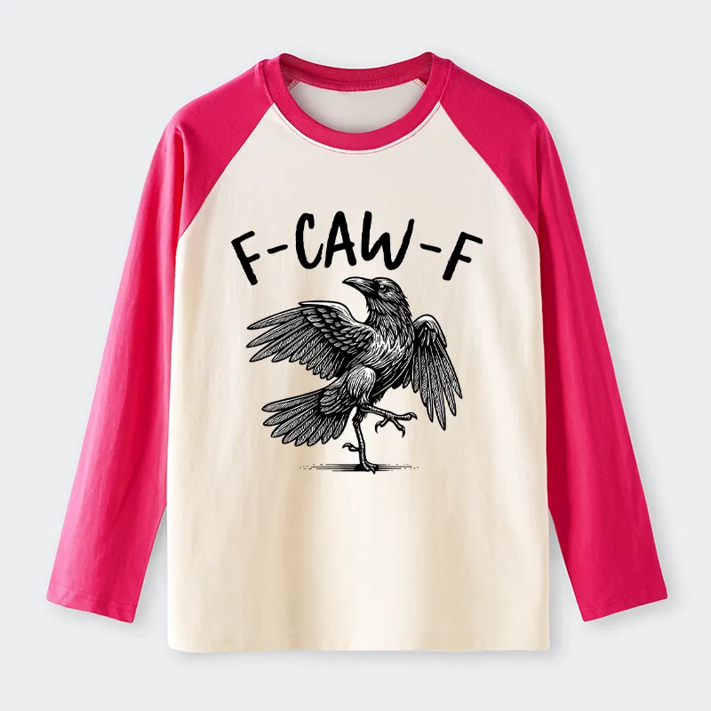 Tokyo-Tiger Crow's Cry Funny Raglan Long Sleeve T-shirt