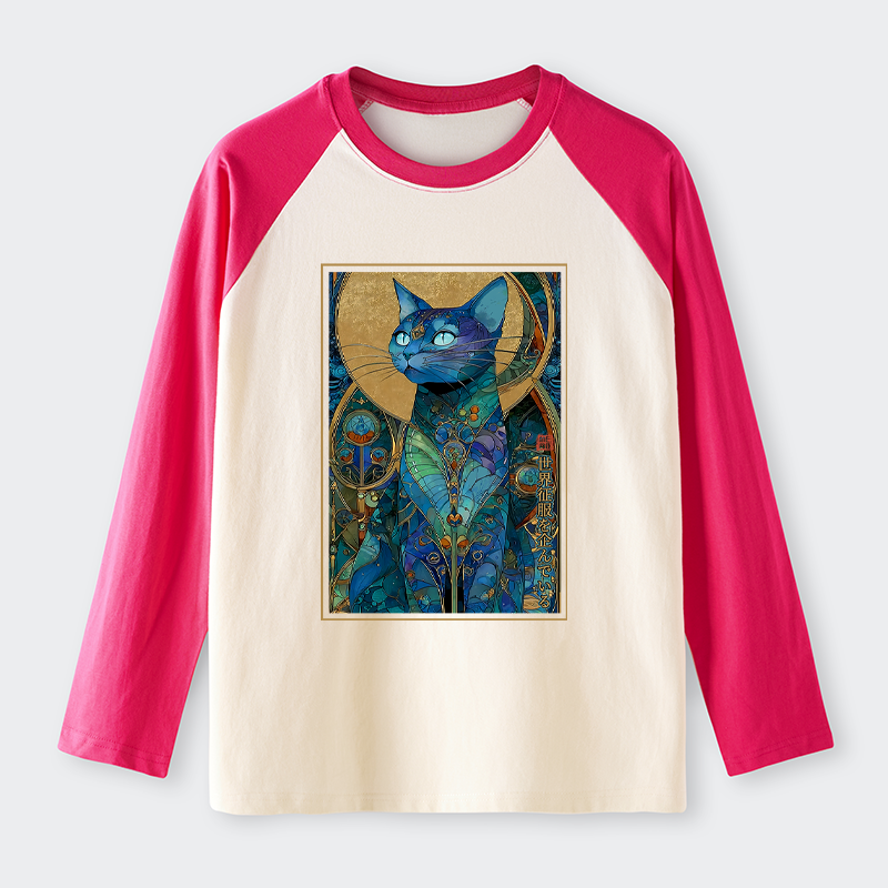 Tokyo-Tiger The Cat’s Plan To Rule Them All Raglan Long Sleeve T-shirt