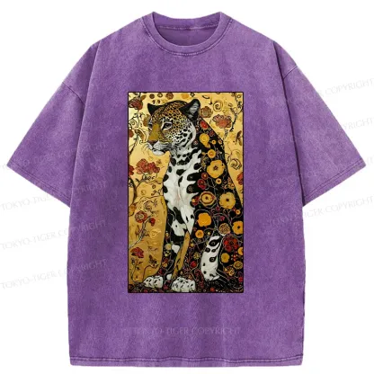 Tokyo-Tiger Magnificent Leopard Washed T-Shirt