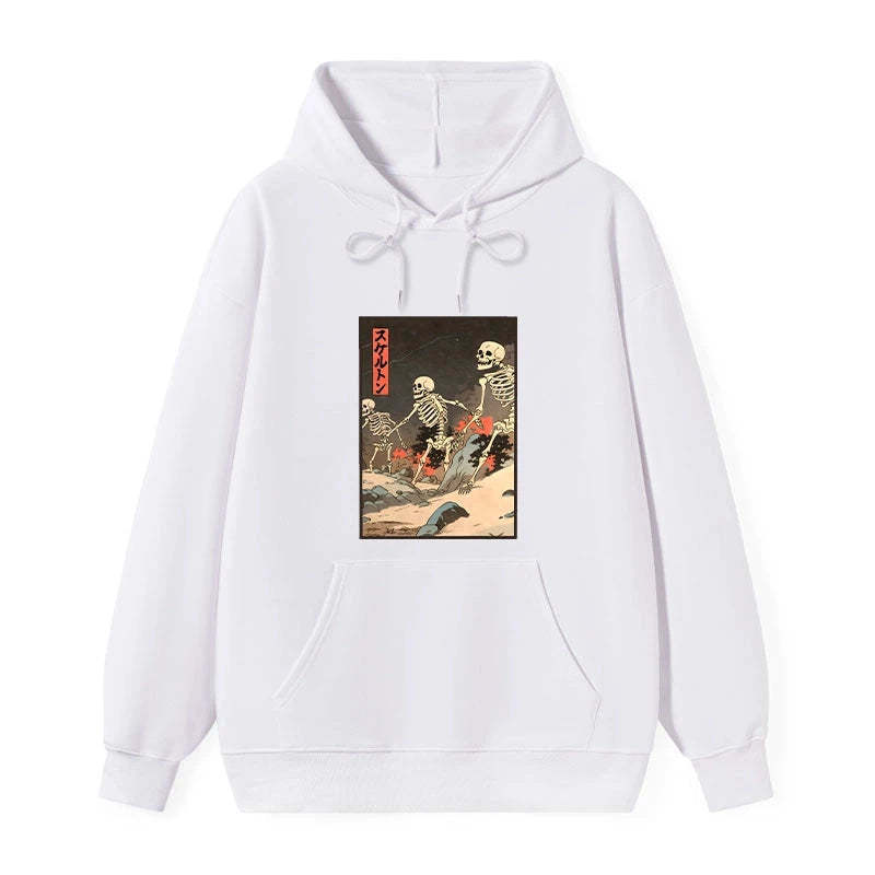 Tokyo-Tiger Japanese Rising Skeletons Classic Hoodie