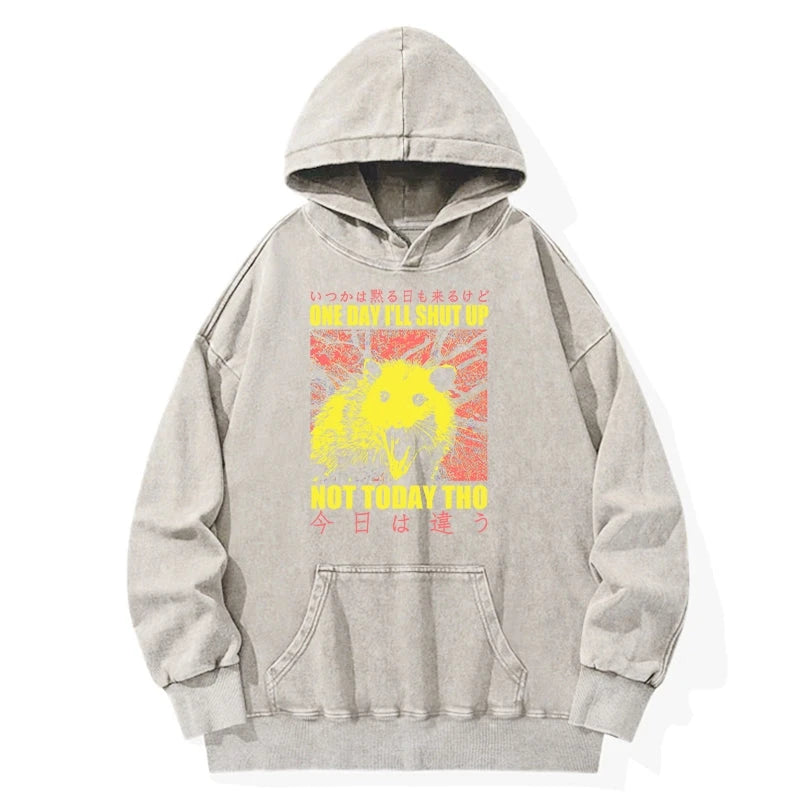 Tokyo-Tiger Negative Possum Japanese Washed Hoodie