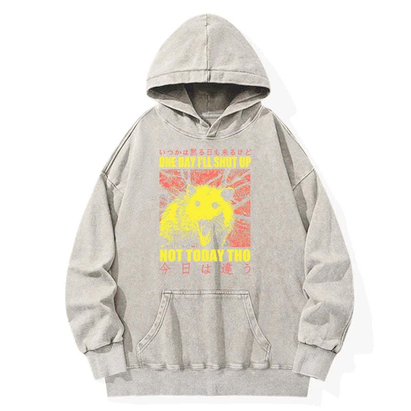 Tokyo-Tiger Negative Possum Japanese Washed Hoodie