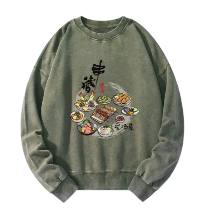 Tokyo-Tiger Lzakaya Japan Washed Sweatshirt