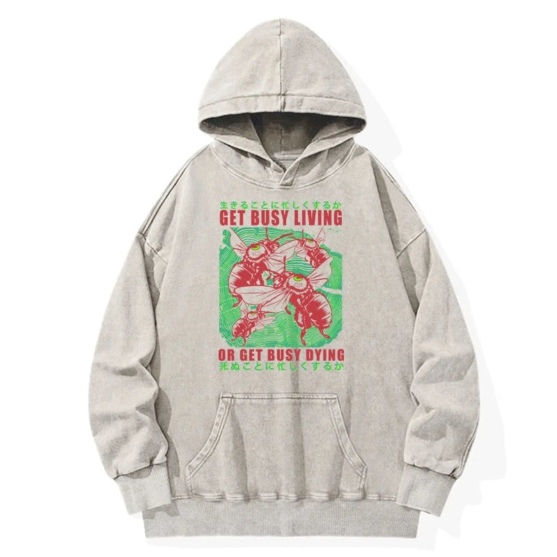 Tokyo-Tiger Busy Bee Japanese Washed Hoodie