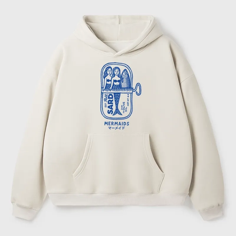 Tokyo-Tiger Mermaid Can Aldult Fleece Hoodie