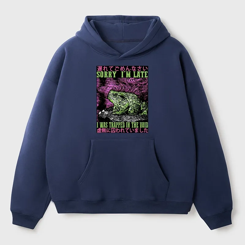 Tokyo-Tiger Frogs Trapped In The Void Aldult Fleece Hoodie