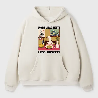Tokyo-Tiger More Spaghetti Less Upsetti Goose Aldult Fleece Hoodie