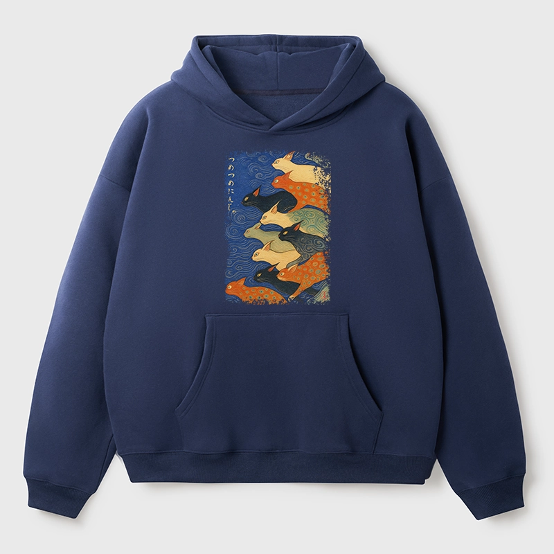 Tokyo-Tiger Claw-some Ninja Aldult Fleece Hoodie