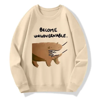 Tokyo-Tiger Moo Deng Bites Someone's Arm Classic Sweatshirt