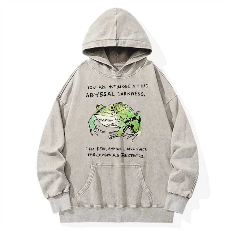 Tokyo-Tiger Support Your Frog Friends Washed Hoodie