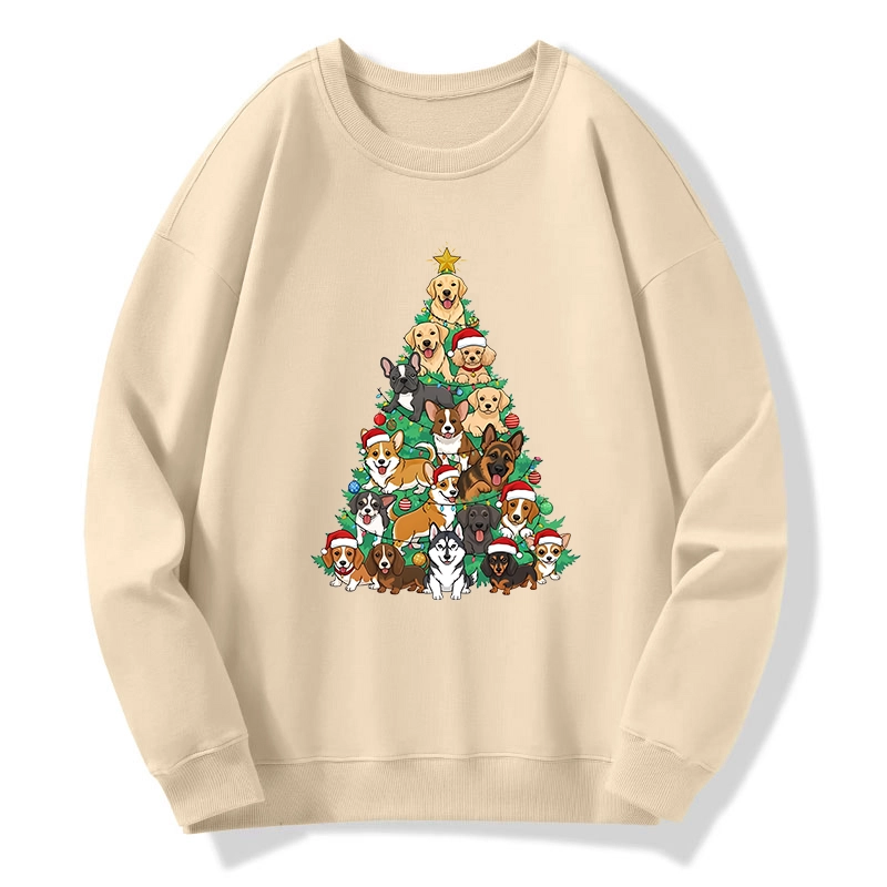 Tokyo-Tiger Christmas Tree Dog Funny Classic Sweatshirt