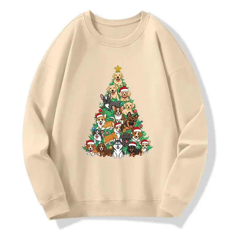 Tokyo-Tiger Christmas Tree Dog Funny Classic Sweatshirt