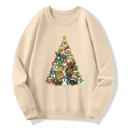 Tokyo-Tiger Christmas Tree Dog Funny Classic Sweatshirt