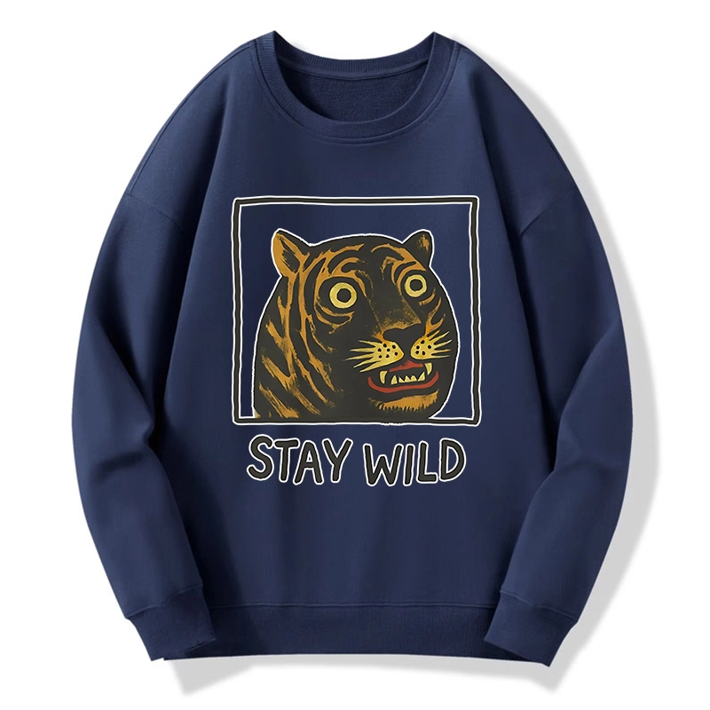 Tokyo-Tiger Silly And Cute Tiger Classic Sweatshirt