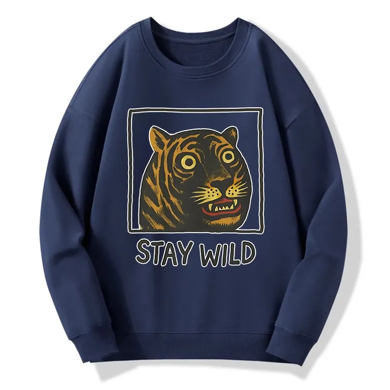 Tokyo-Tiger Silly And Cute Tiger Classic Sweatshirt