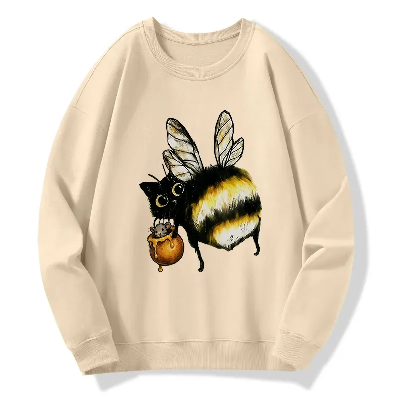 Tokyo-Tiger Cute Catbee Butt Classic Sweatshirt