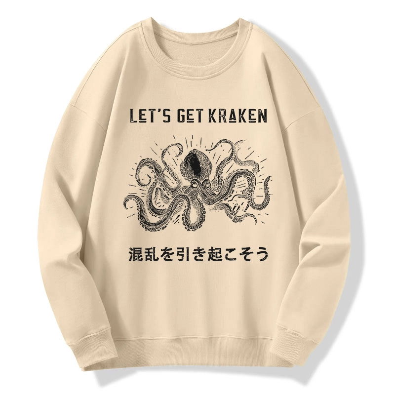 Tokyo-Tiger Funny Octopus：Let’s Get Kraken Classic Sweatshirt