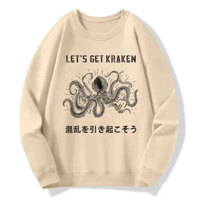 Tokyo-Tiger Funny Octopus：Let’s Get Kraken Classic Sweatshirt