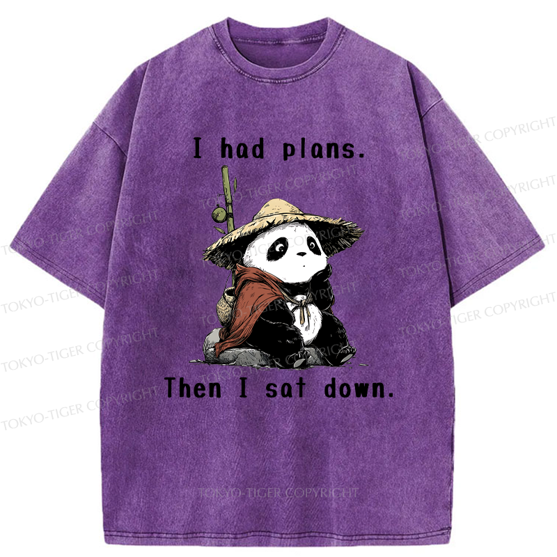 Tokyo-Tiger The Maybe Later Panda Washed T-Shirt