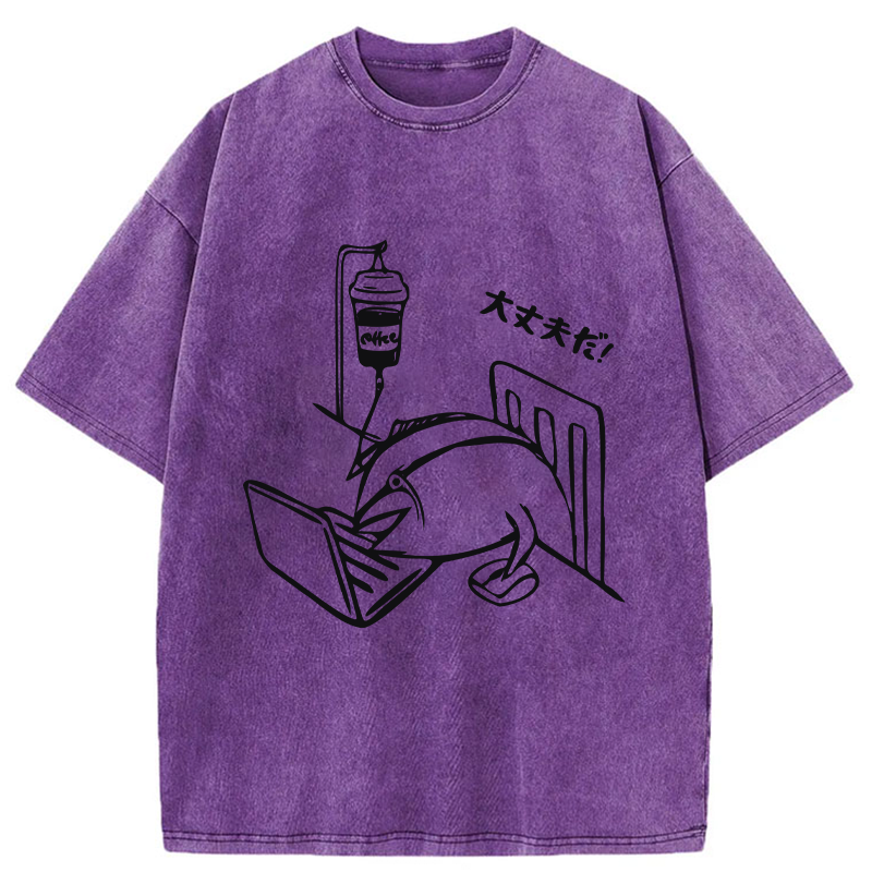 Tokyo-Tiger It's Okay Washed T-Shirt