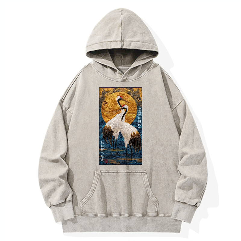 Tokyo-Tiger Fall Seven, Rise Eight - Haste Makes Waste Washed Hoodie