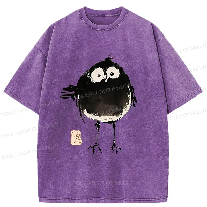 Tokyo-Tiger Fat Little Bird Washed T-Shirt