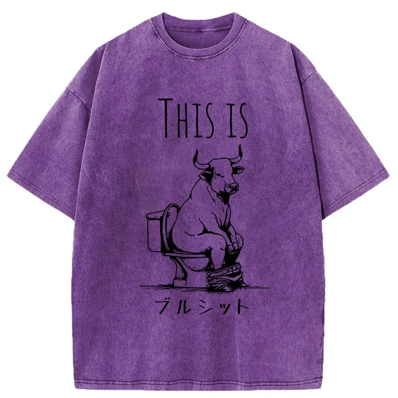 Tokyo-Tiger This Is Bullshit Washed T-Shirt