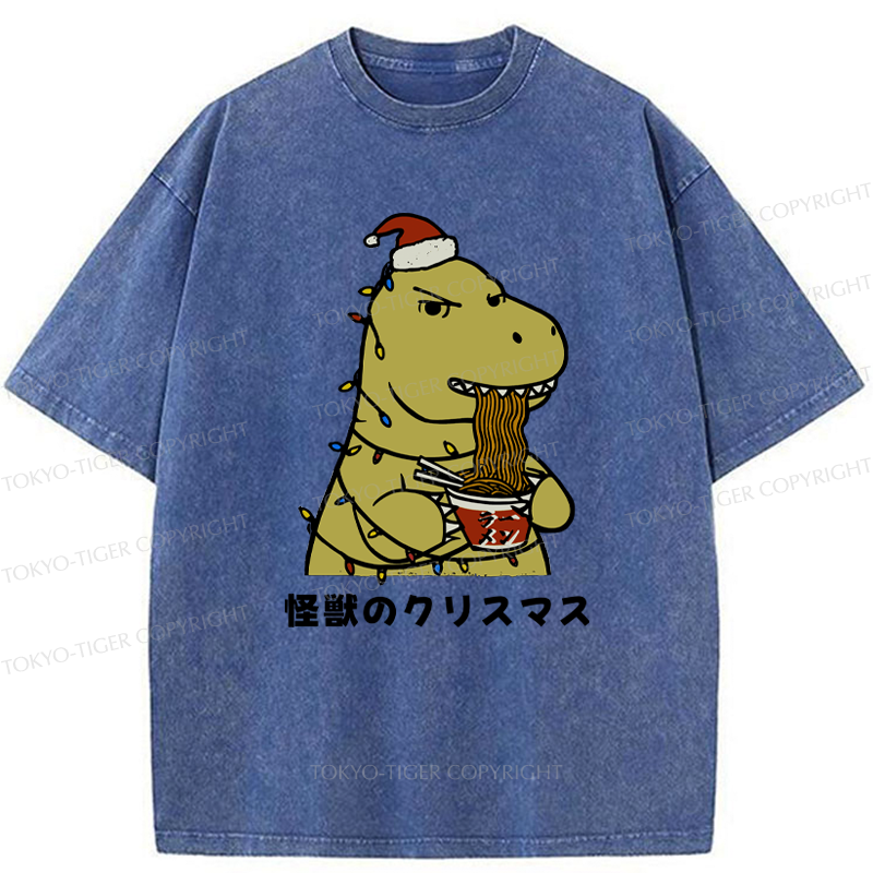 Tokyo-Tiger The Monsters’ Christmas Washed T-Shirt