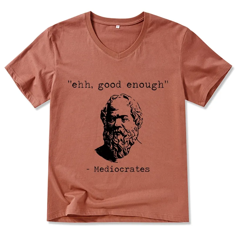 Tokyo-Tiger Mediocrates Meme V-Neck Classic T-Shirt