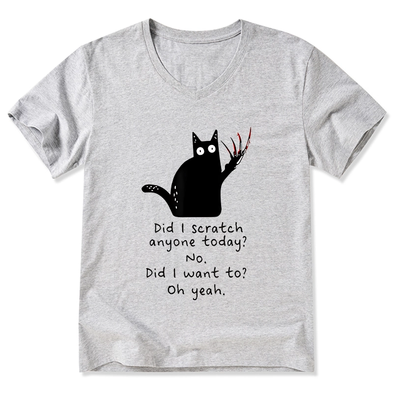 Tokyo-Tiger Cats With Sharp Claws V-Neck Classic T-Shirt