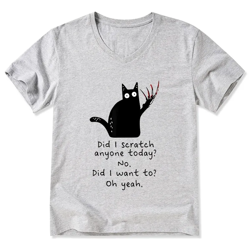 Tokyo-Tiger Cats With Sharp Claws V-Neck Classic T-Shirt