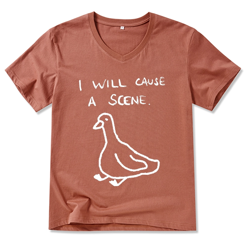 Tokyo-Tiger Stupid Goose Funny Japan Retro V-Neck Classic T-Shirt