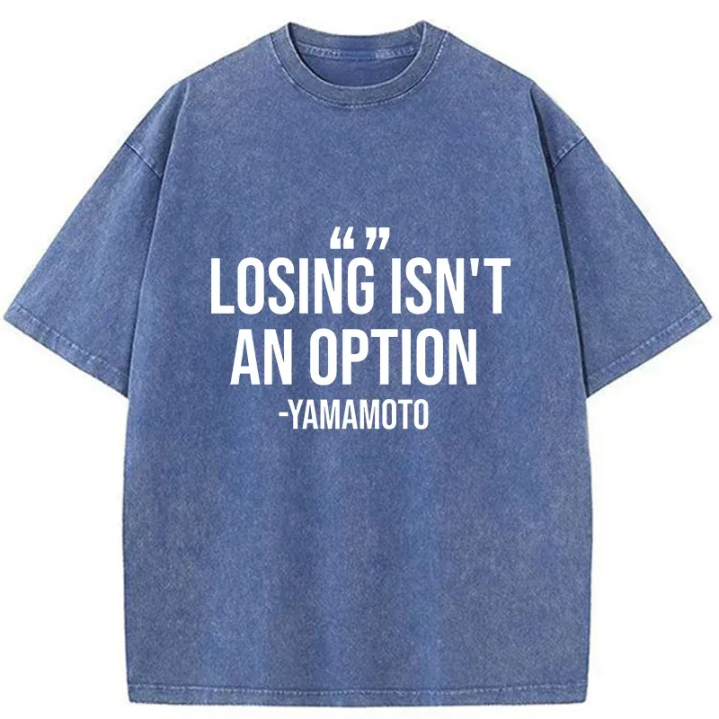 Tokyo-Tiger Baseball Quotes Washed T-Shirt