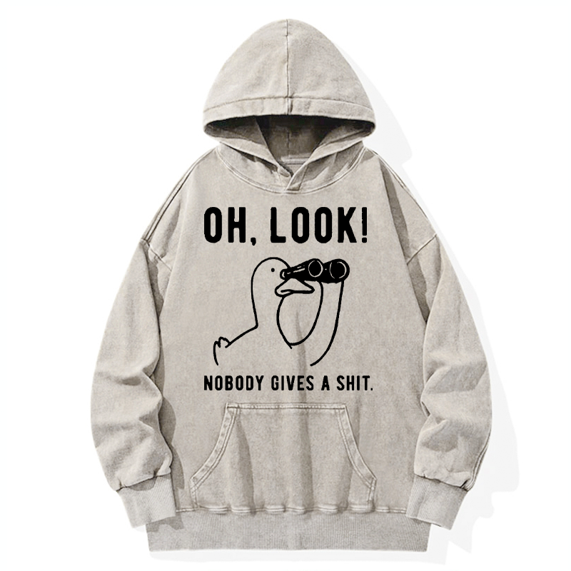 Tokyo-Tiger No One Cares About The Duck Washed Hoodie