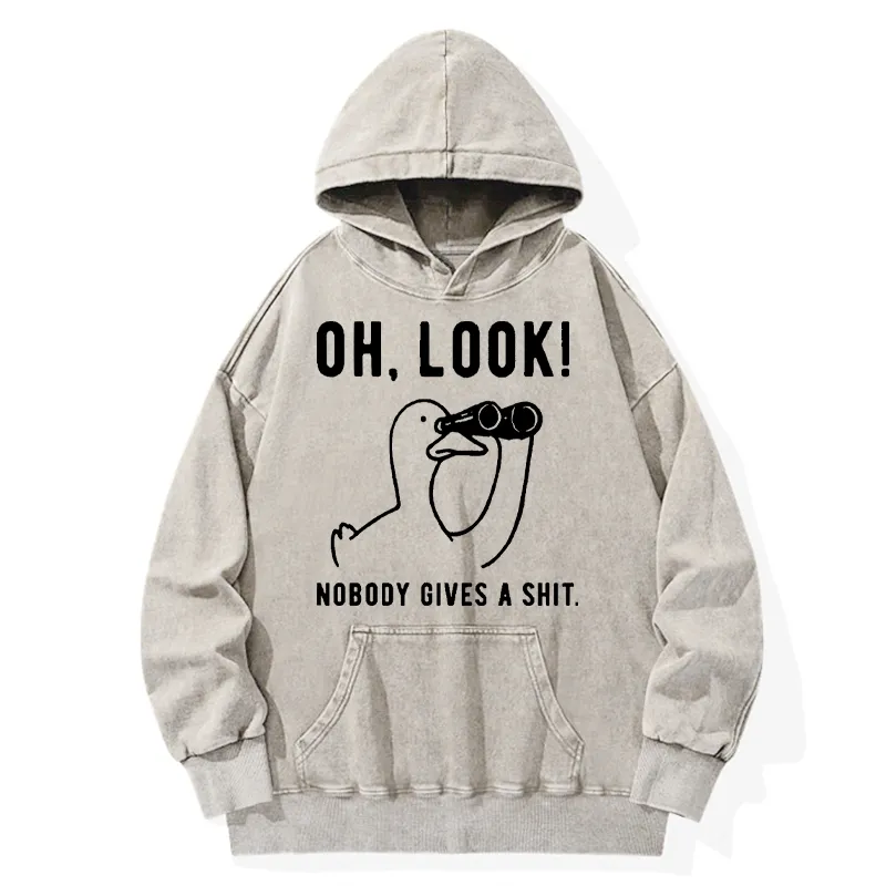 Tokyo-Tiger No One Cares About The Duck Washed Hoodie